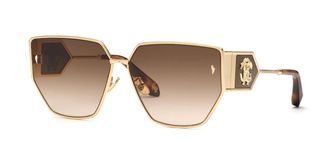 Roberto Cavalli SRC092 0300 Mens Sunglasses Gold Size 64