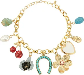Sphera Milano Plated 14.5Mm Pearl Cz Bracelet