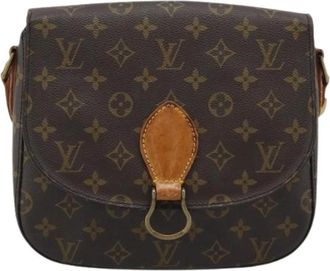 Louis Vuitton Pre-owned Vintage Cross Body Bag - Dames - Vintage Schoudertas - Bruin - ONE Size - Leer - Vintage