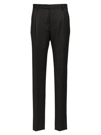 Tagliatore Prince Of Wales Trousers Nero-Uomo