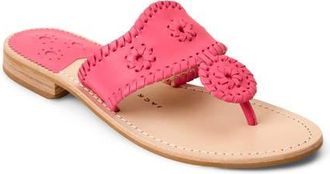 Jack Rogers Jacks Flat Sandal in Hot Pink at Nordstrom, Size 9.5