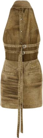 Blumarine Beigetoffee Exterior: Cotton Abiti Dress
