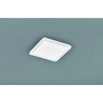 Trio Camillus Plaf&oacute;n Cuadrado Led Regulable Blanco Ip44 30x30 Cm Lighting