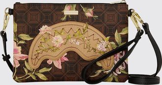 Sprayground Clutch A. I. African Intelligence Sandflower x in cotone spalmato con stampa floreale