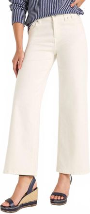 Nic+Zoe Wide Leg Weekend Jeans In Paper White