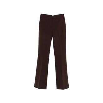 Via Masini 80 Wide Trousers, female, Brown, XS, 80 Trousers