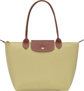Longchamp Medium Le Pliage Nylon Shoulder Tote in Pistachio at Nordstrom