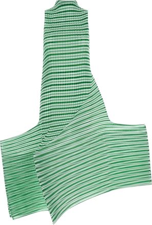 Issey Miyake Womens Generic Stripes (Machine Pleats) Dress