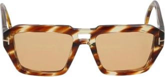Tom Ford Pre-owned Icon Collection Zonnebrillen - Dames - Vintage Accessoires - Bruin - ONE Size - Vintage
