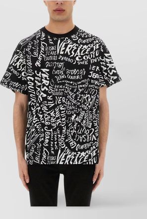 Versace Jeans Couture graphic logo crew neck t-shirt