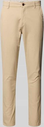 Jack & Jones Jack & Jones Slim Fit Hose mit Ges&auml;&szlig;taschen Modell MARCO in Beige, Gr&ouml;&szlig;e 29/32