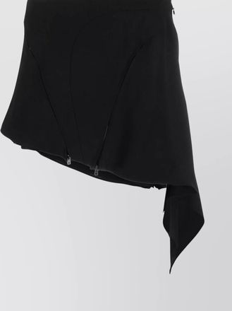 MUGLER hemline and midi skirt