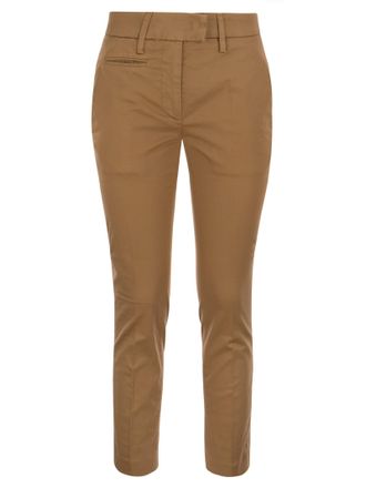 Dondup Perfect Slim Fit Cotton Gabardine Hosen