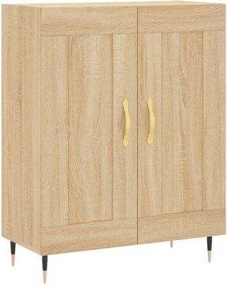 vidaXL Vidaxl - Aparador de madera de ingeniería roble Sonoma 69,5x34x90 cm