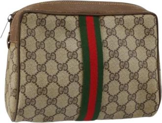 Gucci Pre-owned Cross Body Bag - Dames - Vintage Schoudertas - Beige - ONE Size - Vintage