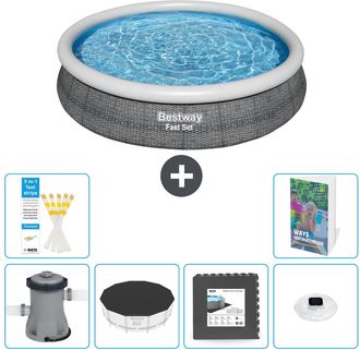 Bestway Piscina Bestway Fast Set Redonda - 366x76 Cm - 7-piezas S312
