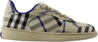 Burberry Check Print Low-Top Sneakers - Dames - Sneakers - Veelkleurig - 37 EU - Schoenen