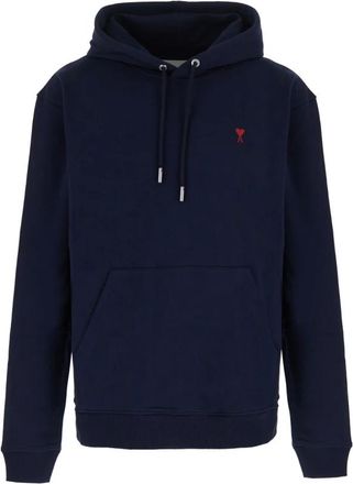 Ami Ami de Coeur Hoodie - Heren - Sweatshirts & Hoodies - Blauw - Maat: S Katoen