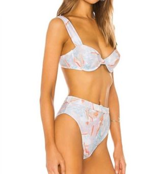 WeWoreWhat Emily Bottom In Crystal Sky Blue