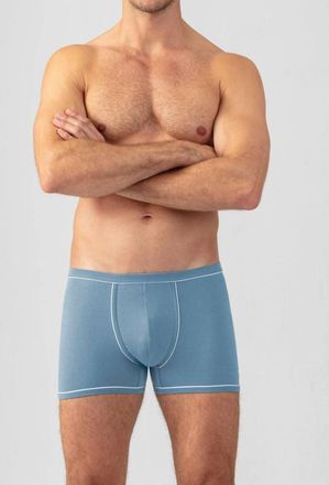 Ron Dorff Boxer Briefs With Piping In Atlantic Blue