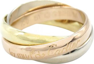 Cartier Gold Silver Yellow Gold (18K) Pink Gold (18K) White Gold (18K) Band Ring (Pre-Owned)
