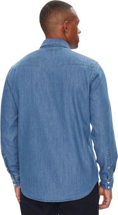 Tommy Hilfiger Lightweight Denim Shirt - Blue