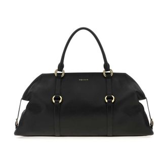 Alexander McQueen Tassen, Dames, Zwart, ONE Size, Katoen, Farringdon Maxi Bag