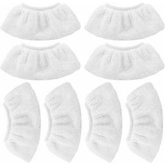 OEM 8 Fundas De Microfibra Para K&auml;rcher, 1910 Cm, Pa&ntilde;os Para Boquilla De Mano, Accesorio Para Limpiadoras A Vapor Sc 1, 2, 3, 4, 5 - Crezuo