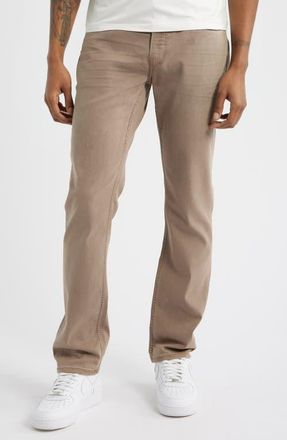 Paige Federal Slim Straight Leg Jeans in Vintage Beige Ash at Nordstrom, Size 31 X 32