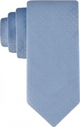 Calvin Klein Mens Santiago Textured Tie In Blue