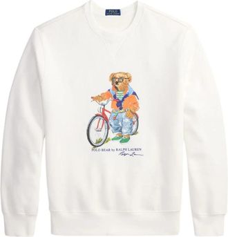 Polo Ralph Lauren Sweater - Heren - Sweatshirts - Wit - L - Katoen - Hoodies & sweatvesten