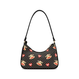 Like Dreams Womens Julius Love Shoulder Bag In Black