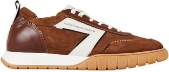 Alexander Smith Abbey - Dames - Sneakers - Bruin - 39 EU - Leer - Schoenen