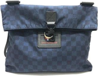 Louis Vuitton Pre-owned Damier Schoudertas - Heren - Vintage Schoudertas - Zwart - ONE Size - Nylon - Vintage