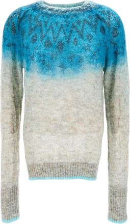 Rohka Gradient Wool Blend Knitwear with Ribbed Finish