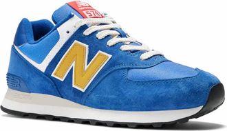 New Balance Mens Classic 574 Core Lifestyle Sneaker In Blue