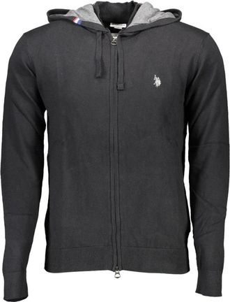 U.S.Polo Association Zip-throughs - Heren - Vesten met rits - Zwart - 2XL - Katoen - Hoodies & sweatvesten
