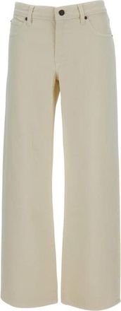 Frame Denim The Saturday Jeans - Dames - Loose Fit Jeans - Wit - W26 - Katoen - Jeans