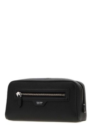 Tom Ford Mens Black Leather Beauty Case Clutch