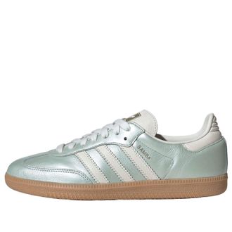 adidas (WMNS) adidas Samba OG Linen Green Metallic IG1965