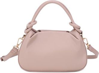 Mali + Lili Mini Tilly Vegan Leather Top Handle Bag in Camel at Nordstrom