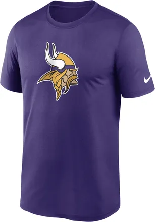 Nike Mens Dri-FIT Logo Legend (NFL Minnesota Vikings) T-Shirt in Purple | NKGK51L9M-CX5