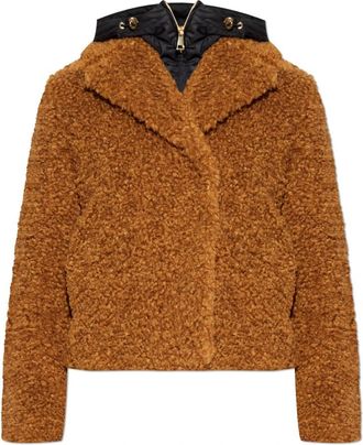 Moncler Barbot Down Jacket - Dames - Jassen - Bruin - M - Leer - Jassen
