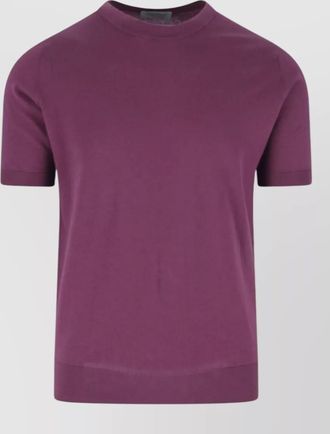 John Smedley short sleeve crew neck knitwear top