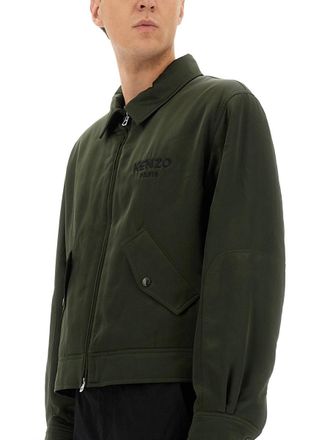 Kenzo Padded Floral Jacket - Green