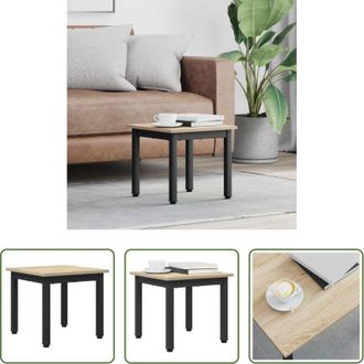 vidaXL Tavolino moderno - Tavolino da salotto Sonoma 40 x 40 x 36 cm Legno multistrato