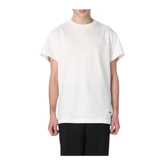 Jil Sander Heren, Tops, Wit, Maat: XL Katoen