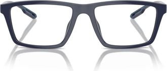 Emporio Armani Clip Zonnebrillen - Heren - Brillen - Blauw - 55 MM - Accessoires