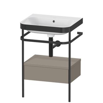 Duravit Set Duravit Happy D.2 Plus Con Consola Met&aacute;lica Y Caj&oacute;n