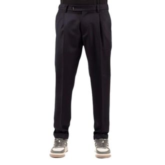 Berwich Broeken, Heren, Blauw, XL, Wol, Xretro Broek
